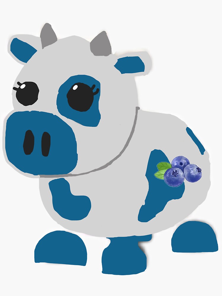 "blueberry cow" Sticker for Sale by mainorth07 Redbubble