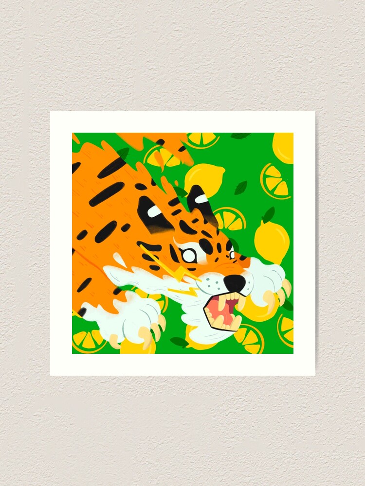 "Tiger Juice" Art Print by jzafirovska | Redbubble