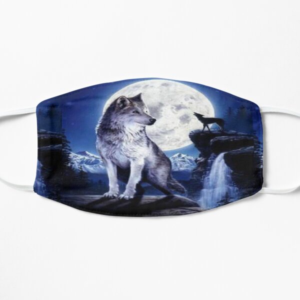 Wolf Lovers Wildlife Graphics Art Mask