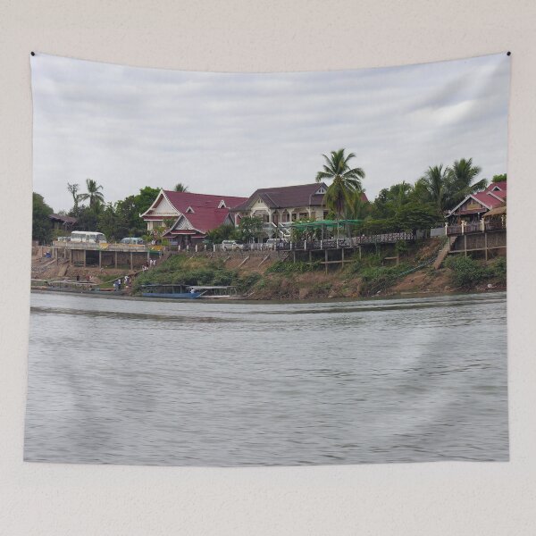 Item preview, Colonial Houses on the Mekong River, Laos designed and sold by worldways.