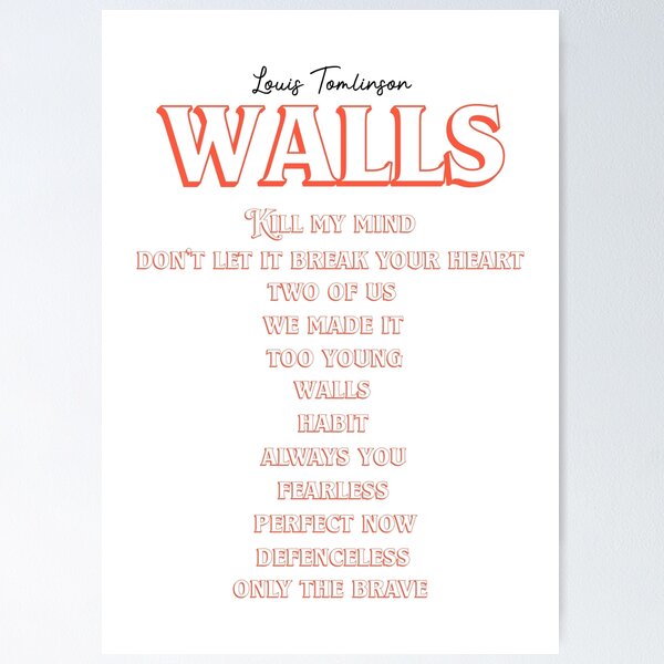Item preview, Louis Tomlinson (Full Walls album) designed and sold by fie22dk.