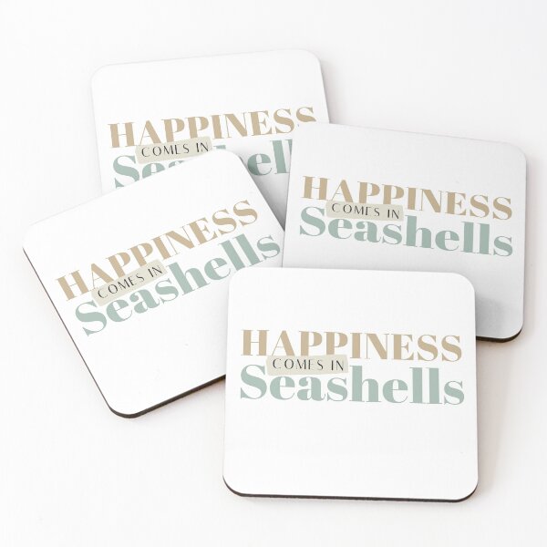Item preview, Happiness Comes In Seashells designed and sold by tresbelleshirts.