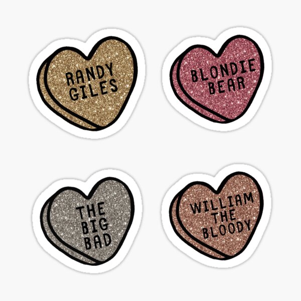 blondie heart sticker