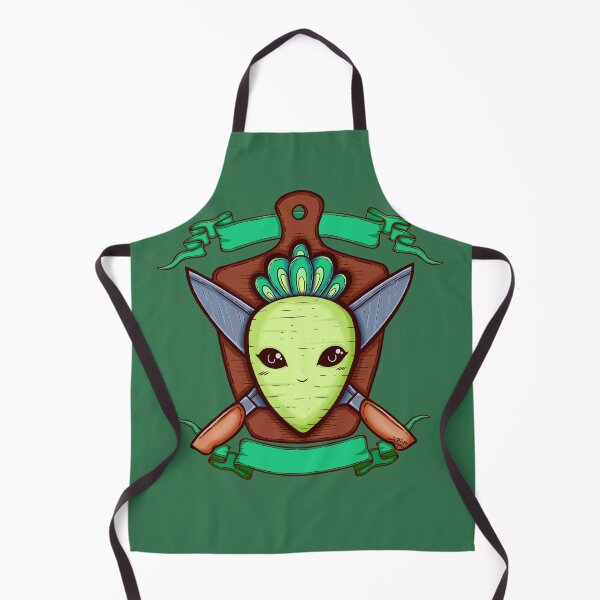 Item preview, Radish and Knife Coat of Arms Illustration designed and sold by ZaryaKiqo.