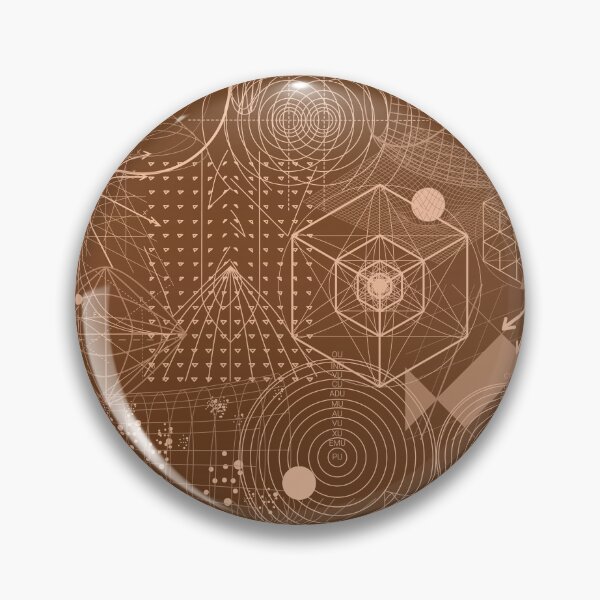 Item preview, Geometry Symbol Science Brown designed and sold by SpiceTree.