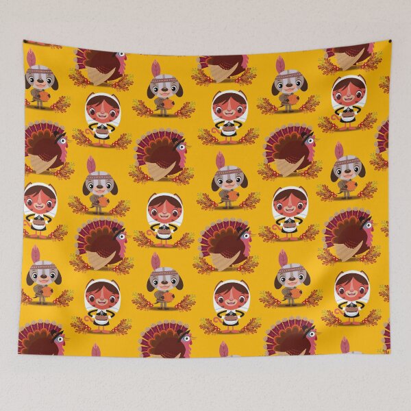Item preview, thanksgiving celebration designed and sold by Wonderful world of whimsical Art of yesteryear and today .