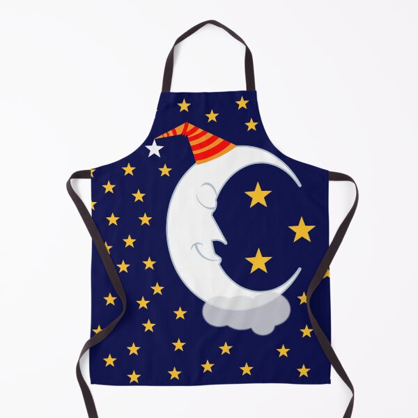 Item preview, Smiling crescent moon sleeping on a cloud  designed and sold by collingalanos80.