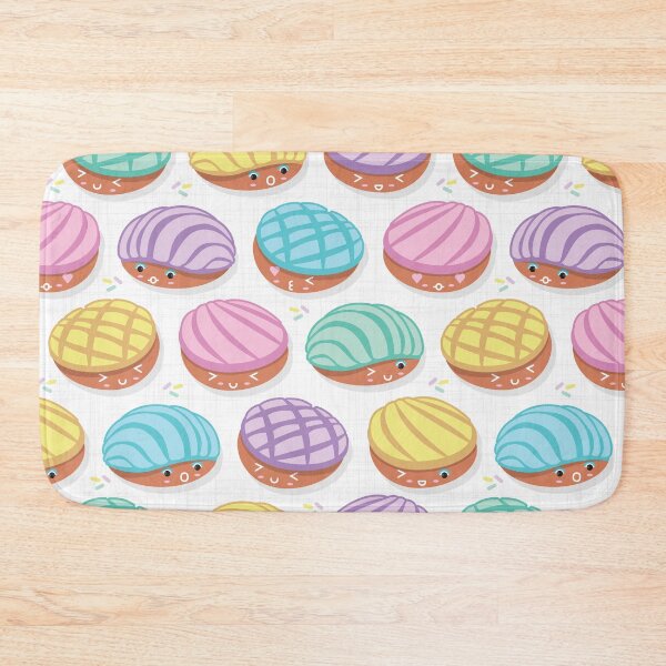 Item preview, Conchas mexicanas kawaii // pan dulce fondo blanco multicolor designed and sold by SelmaCardoso.