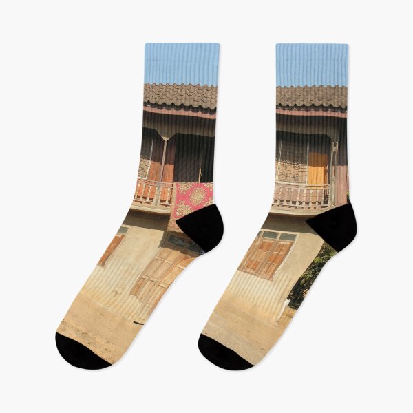 Item preview, Wooden House with Balcony, Vieng Phouka, Laos designed and sold by worldways.