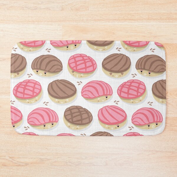 Item preview, Conchas mexicanas kawaii // pan dulce fondo blanco rosa y cafe designed and sold by SelmaCardoso.