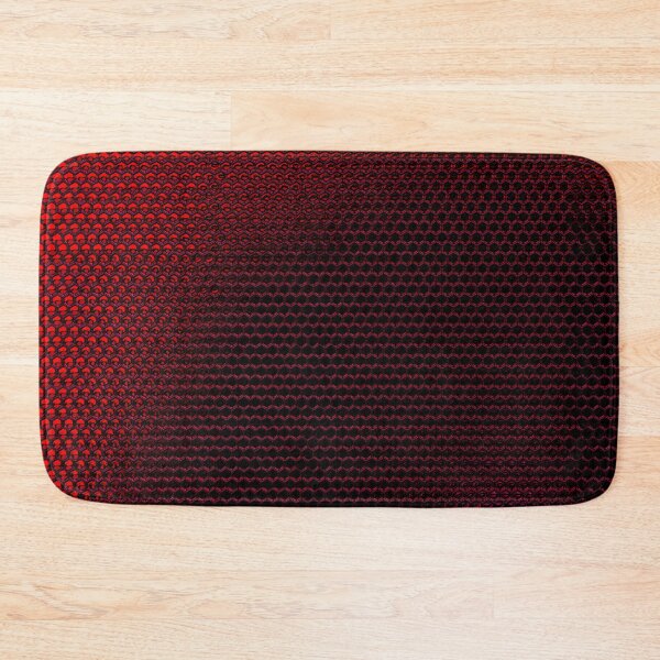 Item preview, Blackened Hexagonal Red Bubble Wrap Pattern designed and sold by Michael Cotto.