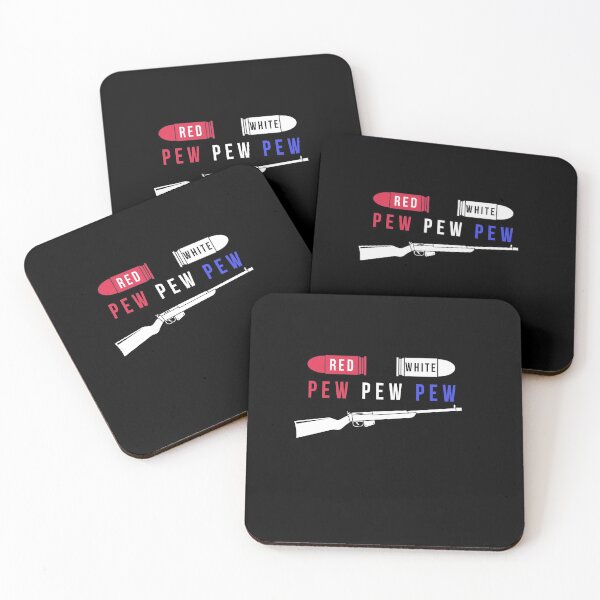 Item preview, Red White And Pew Pew designed and sold by Smart Side.