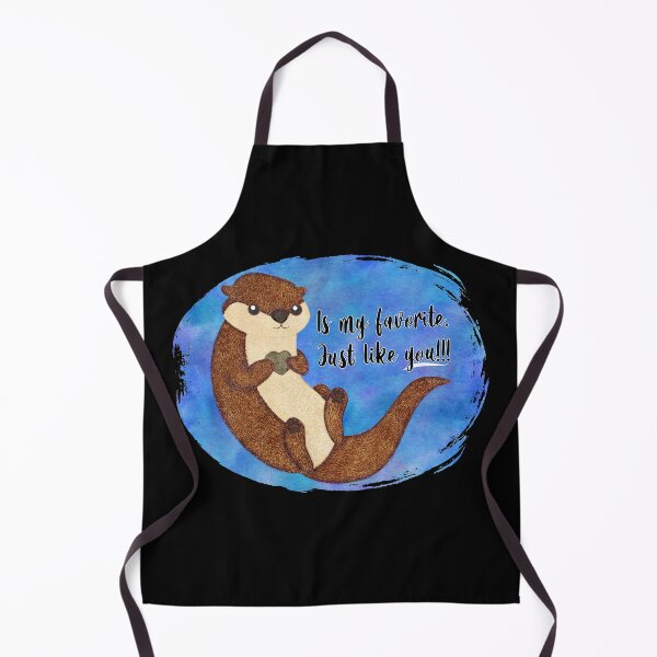 Item preview, Otter Favorite Heart Rock designed and sold by ViolaVixi.