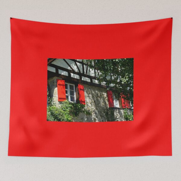 Item preview, Red Shutters - Swiss Village designed and sold by Vaengi.