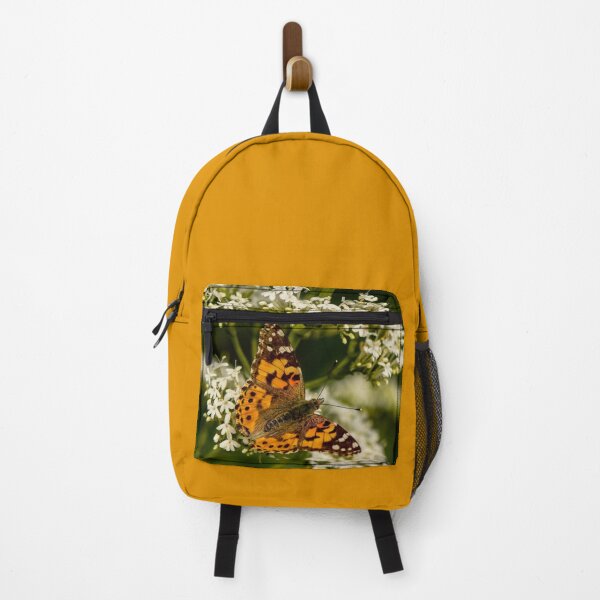Item preview, Monarch on white flowers designed and sold by Angela Adams.