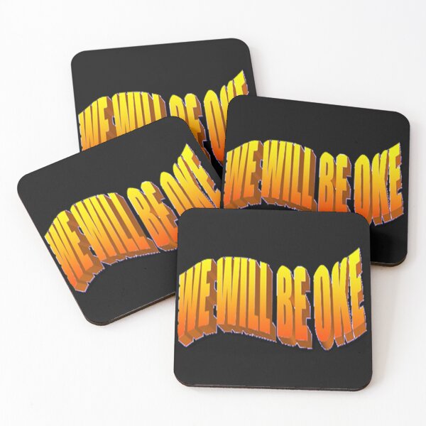 Item preview, We will be oke, colorful words design, Global Pandemic Social Distancing, Pandemic Awareness designed and sold by Adri Barnard.