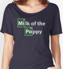 Game of Thrones Breaking Bad Milk of the Poppy Women's Relaxed Fit T-Shirt