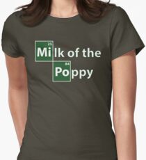 Game of Thrones Breaking Bad Milk of the Poppy Women's Fitted T-Shirt