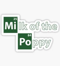 Game of Thrones Breaking Bad Milk of the Poppy Sticker