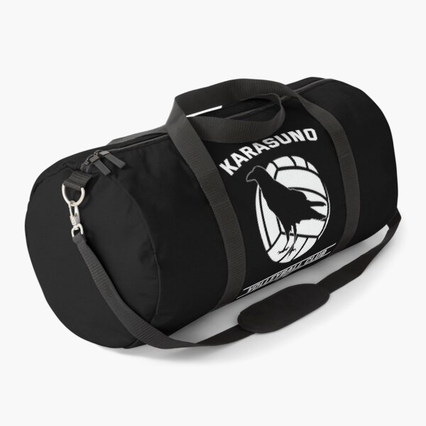Haikyuu!,Karasuno High School Volleyball Club, White Text Duffle Bag