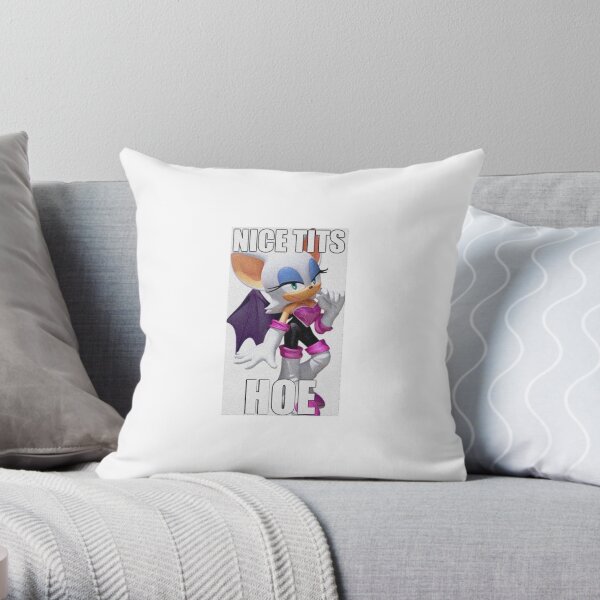 45 x 25cm Original Rouge the Bat Sonic the Hedgehog Novelty Hugging Pillow