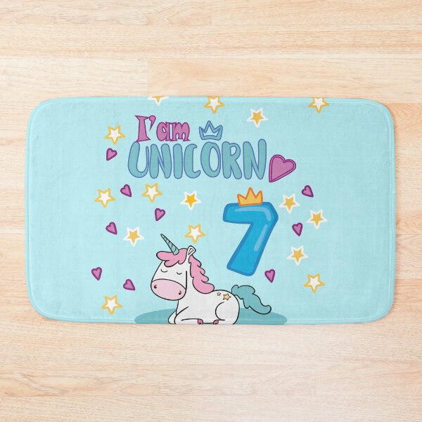 Item preview,  I am 7 years old unicorn designed and sold by olafekry.