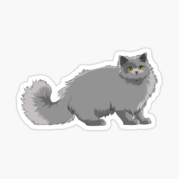 Item preview, British Longhair Cat designed and sold by JackNRum.
