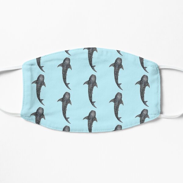 Whale shark for divers, shark lovers and fishermen Flat Mask