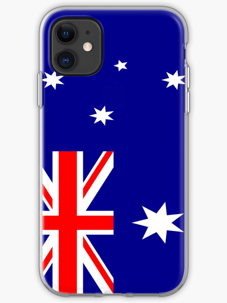 "Smartphone Case Flag of Australia" iPhone Case & Cover by mpodger