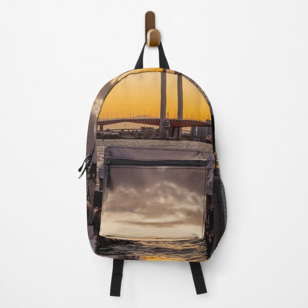 Item preview, Sunset at Docklands Melbourne with Bolte Bridge designed and sold by Vicki Walsh.