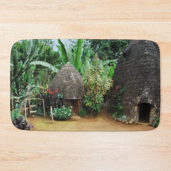 Item preview, Cabañas y jardines tropicales de la aldea Dorze, Etiopía, África designed and sold by worldways.