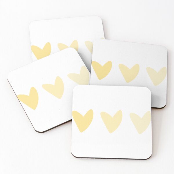 Item preview, cute yellow hearts designed and sold by nikkifrieder.