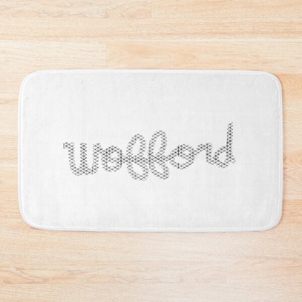 Item preview, Wofford College black and White Cross hatch Writing designed and sold by Delaneymaybe.