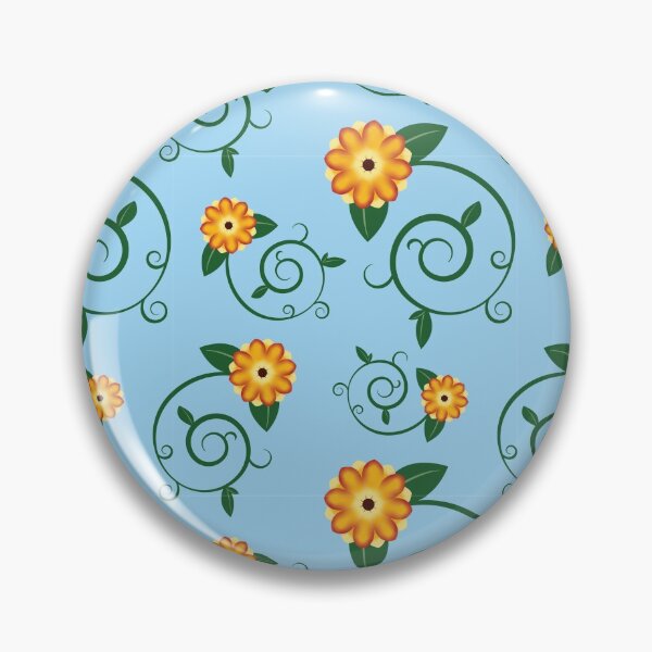 Item preview, Remolino de flor amarillo anaranjado designed and sold by SuperPencil.