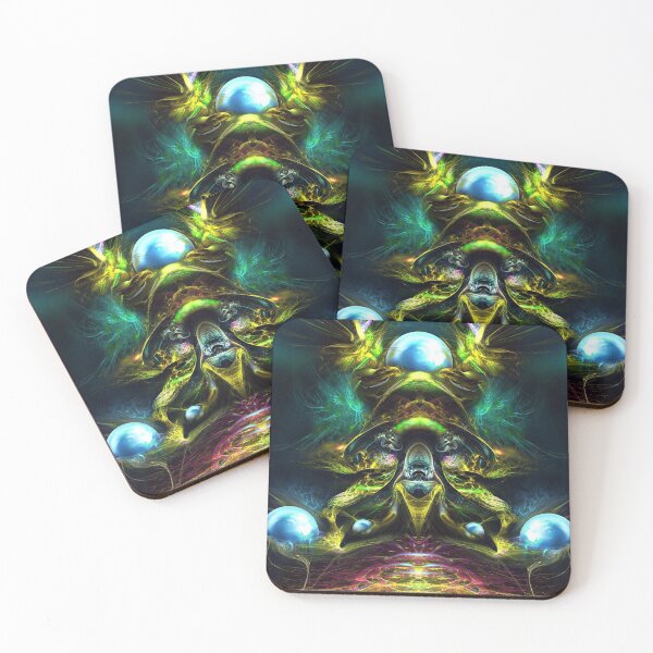 Item preview, You're here to Create - Visionary Fractal Art - Mushrooms - Manafold Art designed and sold by Manafold.