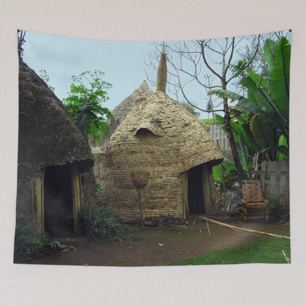 Item preview, Dorze Village Bamboo Houses, Ethiopia, Africa  designed and sold by worldways.