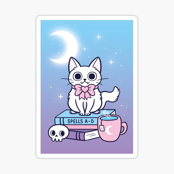 Item preview, White Feline Familiar | Nikury designed and sold by nikury.