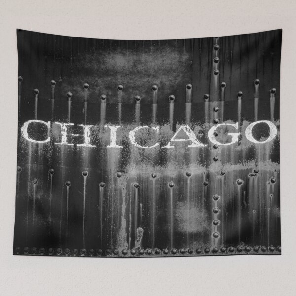 Item preview, Rusted Chicago Black and White designed and sold by Enzwell.