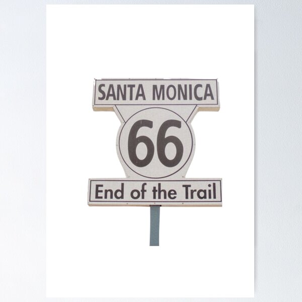 Item preview, ROUTE 66 - US - UNITED STATES - SANTA MONICA - END OF THE TRAIL  designed and sold by Tropical Blood.