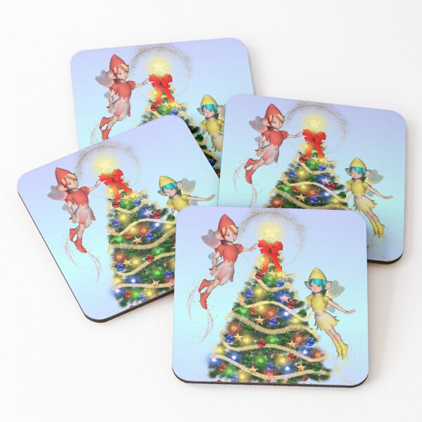 Item preview, Fairies decorating the tree designed and sold by LoneAngel.