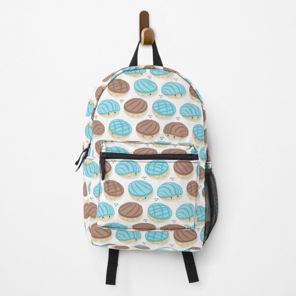 Item preview, Conchas mexicanas kawaii // pan dulce fondo blanco azul y cafe designed and sold by SelmaCardoso.