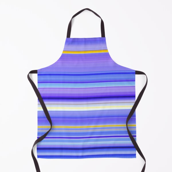 Item preview, Iris sibirica - Blue, white and yellow floral striped pattern designed and sold by WesternExposure.