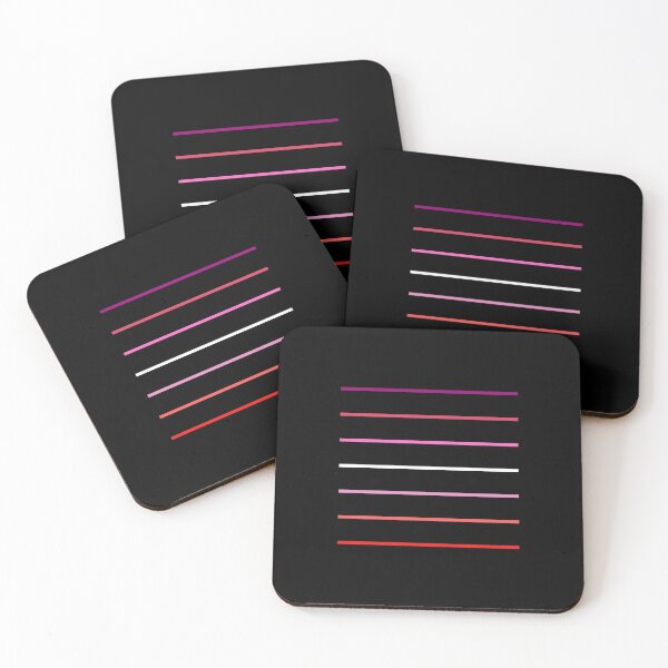 Item preview, Minimalist Lesbian Flag designed and sold by thesassypanda.