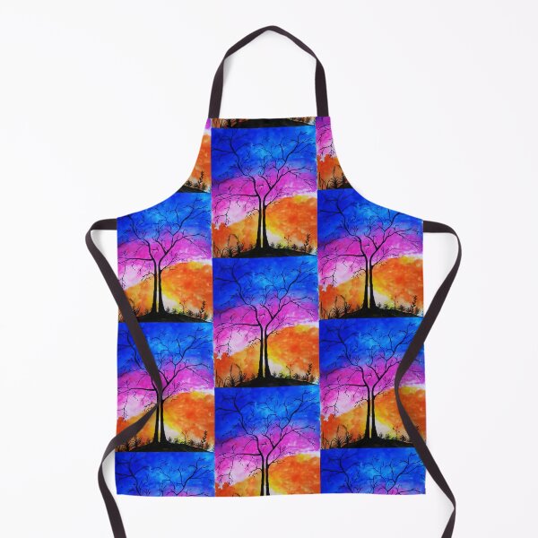 Item preview, Sunset with trees designed and sold by Preety Padhiyar.