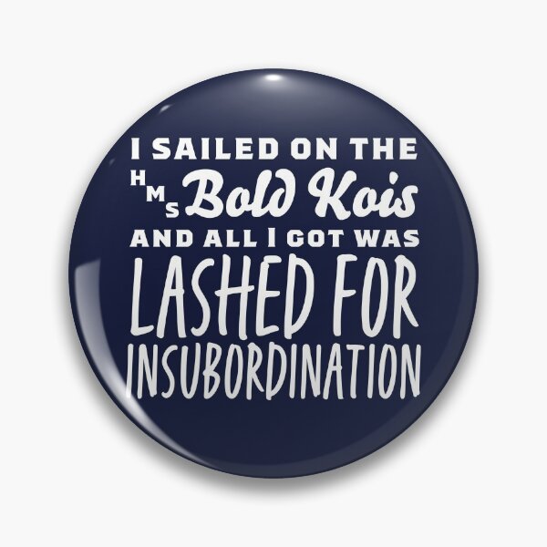 bold kois souvenir shirt Pin