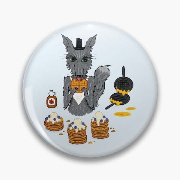 Item preview, The Wolf Who Loved Waffles designed and sold by Oliver Lake.