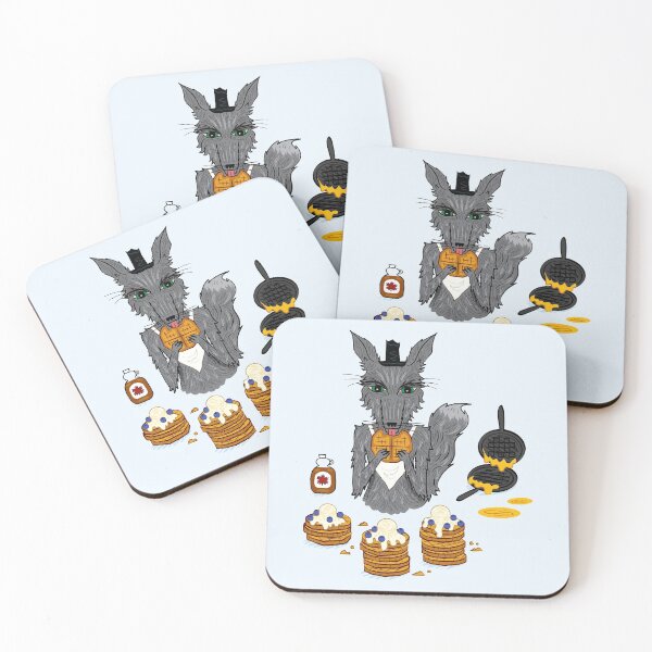 Item preview, The Wolf Who Loved Waffles designed and sold by Oliver Lake.
