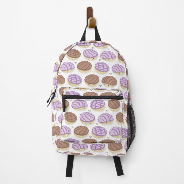 Item preview, Conchas mexicanas kawaii // pan dulce fondo blanco violeta morado y cafe designed and sold by SelmaCardoso.