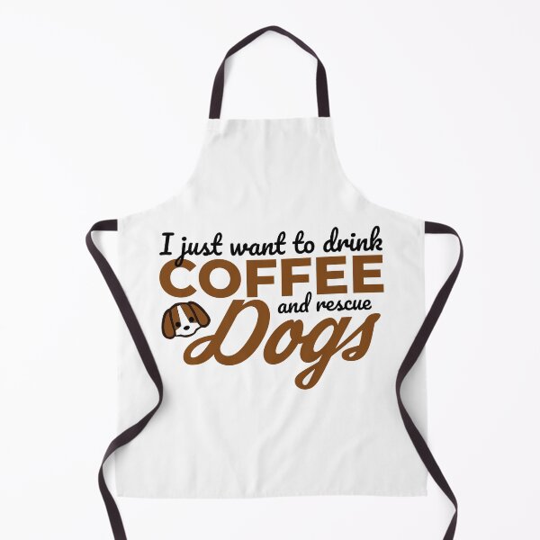 Item preview, I just want to drink coffee and rescue dogs designed and sold by Statim.