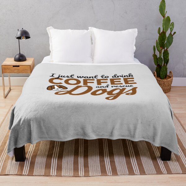 Item preview, I just want to drink coffee and rescue dogs designed and sold by Statim.